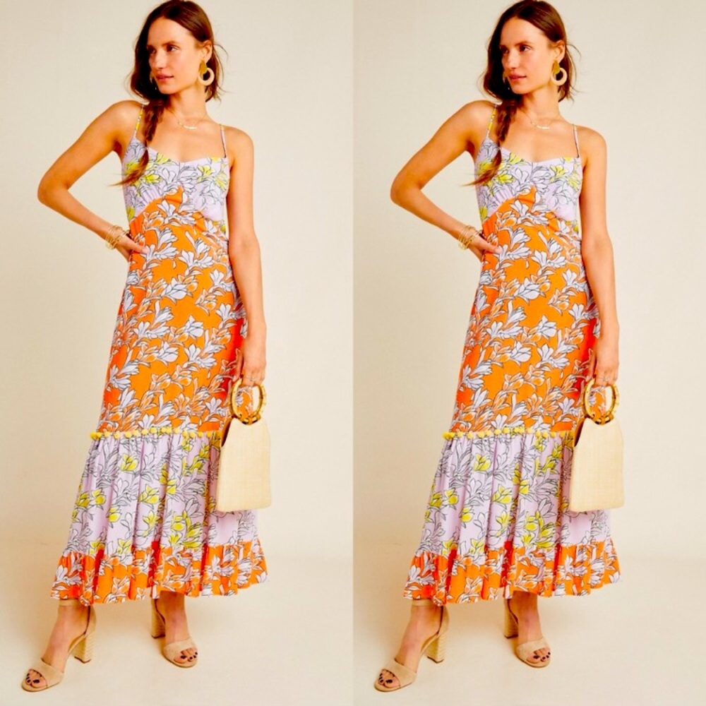 Anthropologie Farm Rio Culebra Maxi Dress size XSP